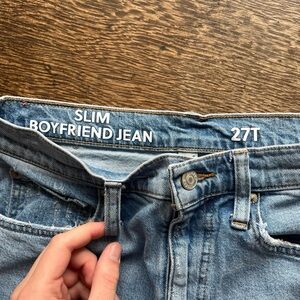 Slim Boyfriend Jeans in Light Blue